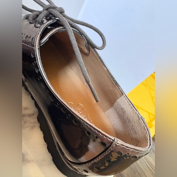 Franco Sarto Metallic Oxford Lace-Up Shoes Women’s Size 6.5M - Picture 8 of 14